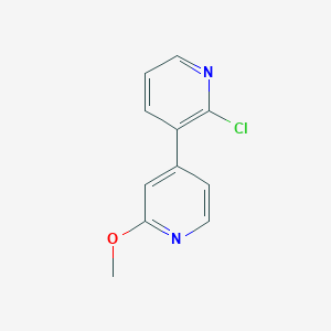 2-Chloro-3-(2-methoxypyridin-4-yl)pyridine