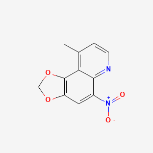 5,6-Methylenedioxy-4-methyl-8-nitroquinoline
