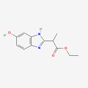 ethyl 2-(5-hydroxy-1H-benzoimidazol-2-yl)propionate