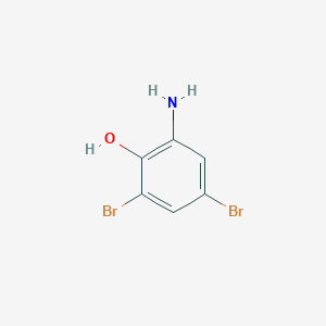 molecular formula C6H5Br2NO B083749 2-Amino-4,6-dibromophenol CAS No. 10539-14-7