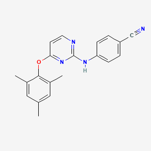 4-[[4-(2,4,6-Trimethylphenoxy)-2-pyrimidinyl]amino]benzonitrile