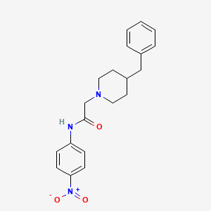 2-(4-Benzyl-piperidin-1-yl)-N-(4-nitro-phenyl)-acetamide