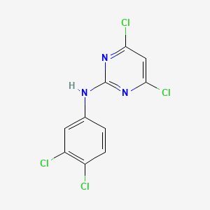 4,6-dichloro-N-(3,4-dichlorophenyl)-2-pyrimidinamine
