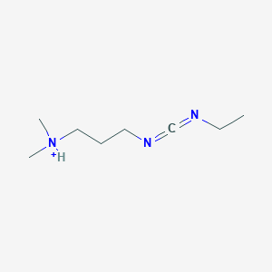 molecular formula C8H18N3+ B8375161 1-Ethyl-3-(3-dimethylaminopropyl)-carbodiimide 