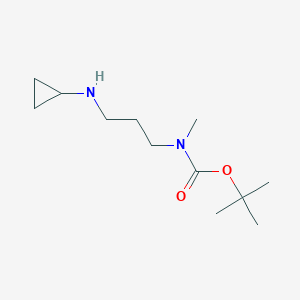 molecular formula C12H24N2O2 B8375554 tert-Butyl [3-(cyclopropylamino)propyl]methylcarbamate 