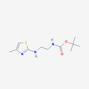 tert-Butyl N-[2-[(4-methylthiazol-2-yl)amino]ethyl]carbamate