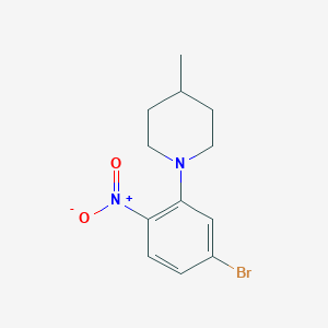 1-(5-Bromo-2-nitro-phenyl)-4-methyl-piperidine
