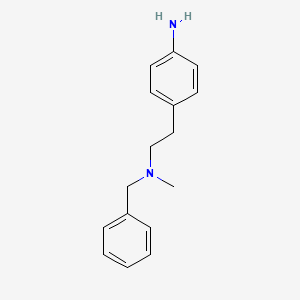 4-(2-((Phenylmethyl)(methyl)amino)ethyl)phenylamine