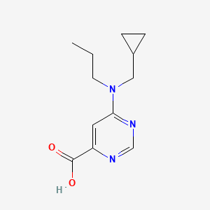 6-[(Cyclopropylmethyl)(propyl)amino]pyrimidine-4-carboxylic acid