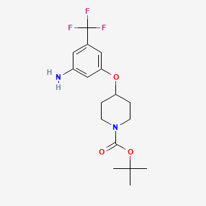 1-Boc-4-(3-amino-5-trifluoromethyl-phenoxy)piperidine