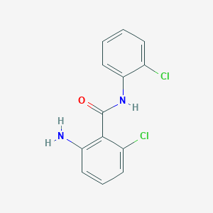 2-amino-6-chloro-N-(2-chlorophenyl)benzamide