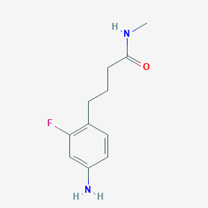 4-(4-amino-2-fluorophenyl)-N-methylbutanamide