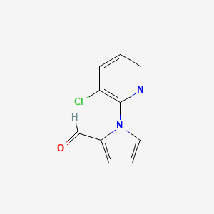 3-chloro-2-(2-formyl-1H-pyrrol-1-yl)pyridine