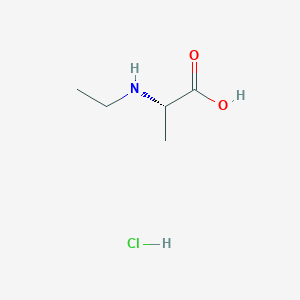 molecular formula C5H12ClNO2 B8375904 Ethyl alanine hydrochloride 