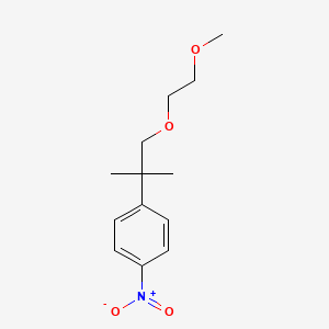 1-[2-(2-Methoxy-ethoxy)-1,1-dimethyl-ethyl]-4-nitro-benzene