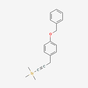 (3-(4-Benzyloxy-phenyl)-prop-1-ynyl)-trimethylsilane