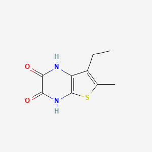 7-Ethyl-6-methylthieno[2,3-b)pyrazine-2,3(1H,4H)dione