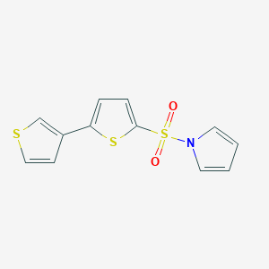 N-[5-(3-thienyl)thiophene-2-sulfonyl]pyrrole