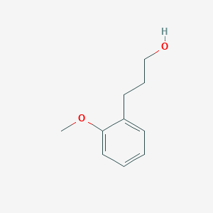 molecular formula C10H14O2 B083760 3-(2-Methoxyphenyl)propan-1-ol CAS No. 10493-37-5