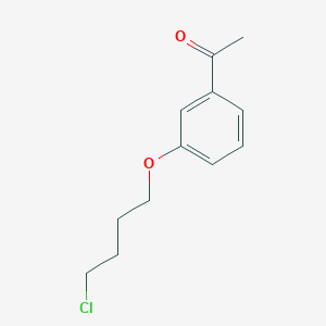 1-[3-(4-Chlorobutoxy)phenyl]ethanone
