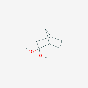 molecular formula C9H16O2 B083763 2-降冰片烷二甲缩酮 CAS No. 10395-51-4