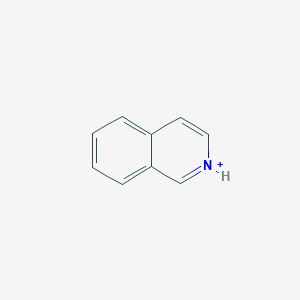 molecular formula C9H8N+ B8376362 Isoquinolin-2-ium 