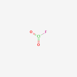 molecular formula ClO2F<br>ClFO2 B083765 氯酰氟 CAS No. 13637-83-7