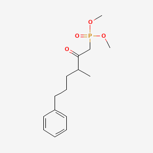 (+/-)-Dimethyl (3-methyl-2-oxo-6-phenylhexyl)phosphonate