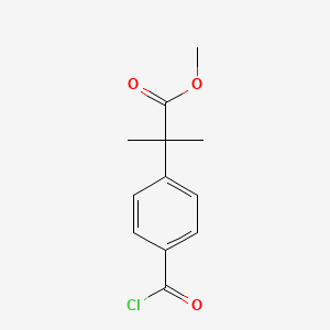 2-(4-Chlorocarbonyl-phenyl)-2-methyl-propionic acid methyl ester