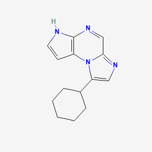 8-cyclohexyl-3H-imidazo[1,2-a]pyrrolo[2,3-e]pyrazine