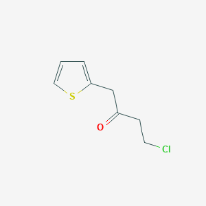 molecular formula C8H9ClOS B8376622 4-Chloro-1-(2-thienyl)butanone 