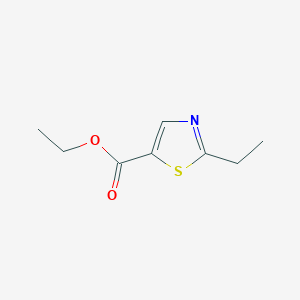 molecular formula C8H11NO2S B8376659 Ethyl 2-ethylthiazole-5-carboxylate 