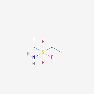 molecular formula C4H12F3NS B8376686 Diethyl aminosulfur trifluoride 