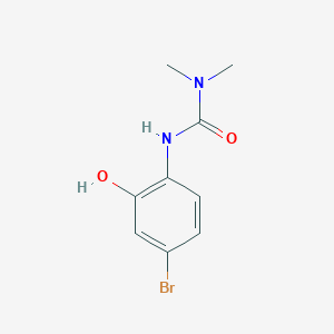 molecular formula C9H11BrN2O2 B8376698 N-(4-Bromo-2-hydroxyphenyl)-N',N'-dimethylurea 