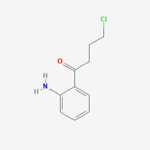 molecular formula C10H12ClNO B8376740 1-(2-Aminophenyl)-4-chloro-1-butanone 