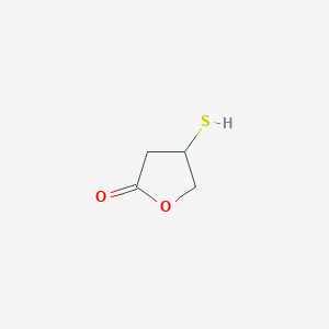 molecular formula C4H6O2S B8376777 4-Mercapto-4,5-dihydro-2(3H)-furanone 