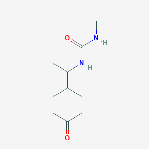 1-Methyl-3-(1-(4-oxocyclohexyl)propyl)urea