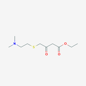 Ethyl 4-(2-dimethylaminoethylthio)acetoacetate