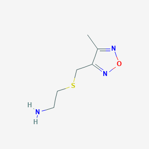 2-[(4-Methyl-1,2,5-oxadiazol-3-yl)methylthio]ethylamine
