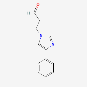 3-(4-phenyl-1H-imidazol-1-yl)propionaldehyde