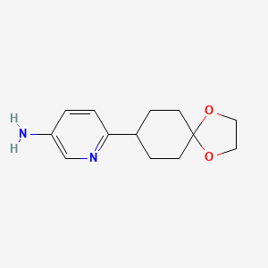 6-(1,4-Dioxaspiro[4.5]dec-8-yl)pyridin-3-amine