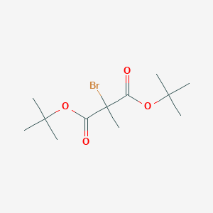 molecular formula C12H21BrO4 B8377310 Di-t-butyl 2-Bromo-2-methylmalonate 