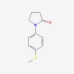 1-(4-(Methylthio)phenyl)pyrrolidin-2-one