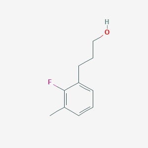molecular formula C10H13FO B8377473 3-(2-Fluoro-3-methyl-phenyl)-propan-1-ol CAS No. 955403-64-2