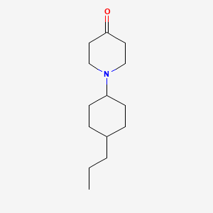 1-(4-Propylcyclohexyl)piperidin-4-one