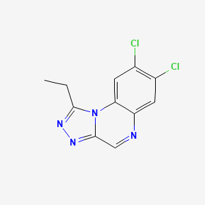 1-Ethyl-7,8 dichloro-1,2,4-triazolo[4,3-a]quinoxaline