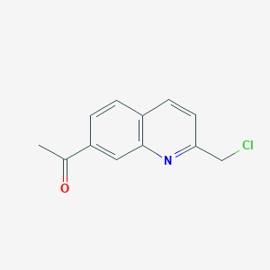 2-Chloromethyl-7-acetyl-quinoline