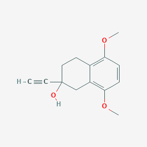 1,4-Dimethoxy-6-ethynyl-6-hydroxy-5,8-dihydro-(7H) naphthalene