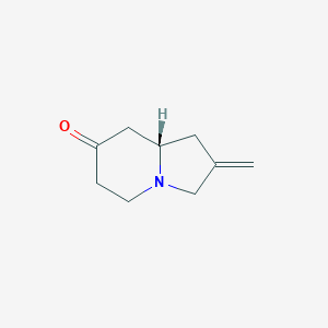 (8As)-2-methylidene-1,2,3,5,6,7,8,8a-octahydroindolizin-7-one