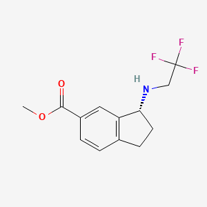 (R)-Methyl 3-(2,2,2-trifluoroethylamino)-2,3-dihydro-1H-indene-5-carboxylate
